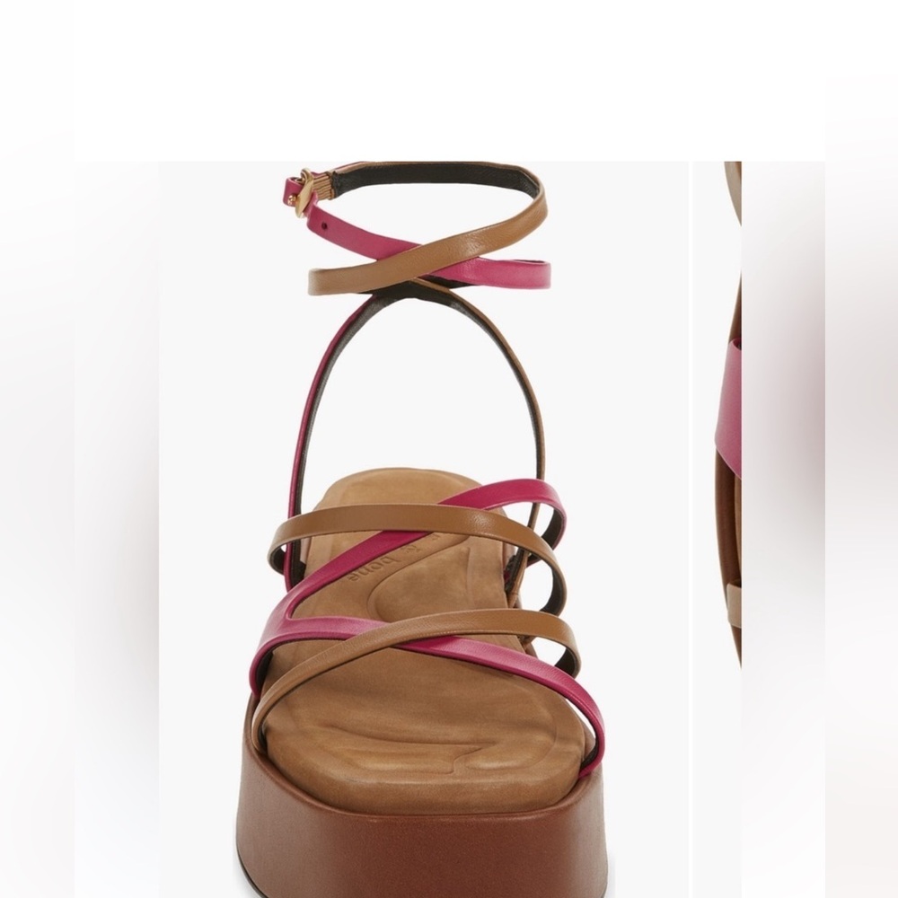 Rag&Bone Strappy Platform Leather Sandals View 3